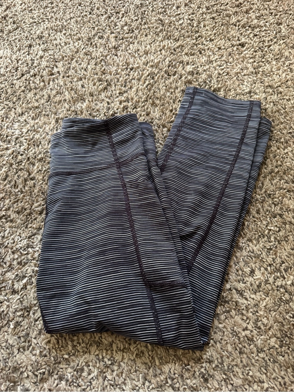 tek gear Black and White Striped Leggings